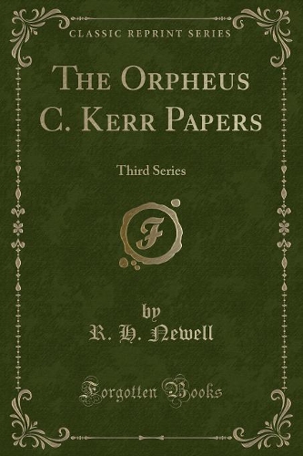 The Orpheus C. Kerr Papers