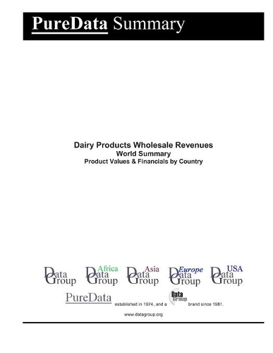 Dairy Products Wholesale Revenues World Summary