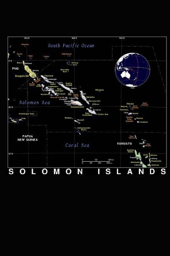 Modern Day Color Map of The Solomon Islands Journal