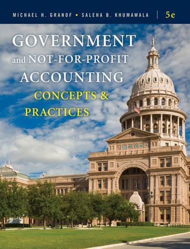 Government and Not-for-Profit Accounting