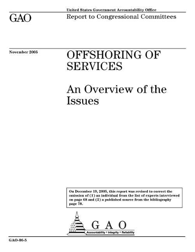 Gao-06-5 Offshoring of Services