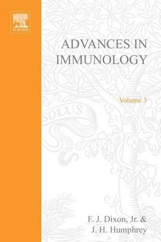 Advances in Immunology Volume 3
