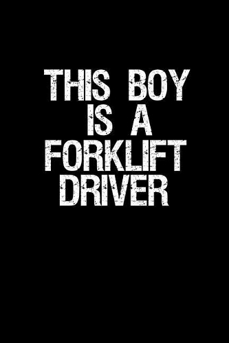 This boy is a forklift driver
