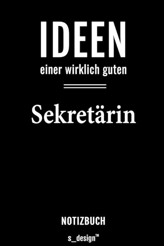 Notizbuch für Sekretäre / Sekretär / Sekretärin