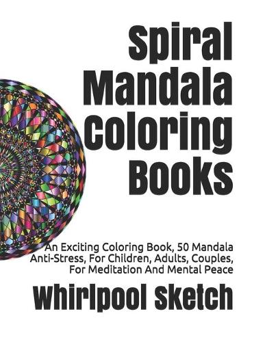 Spiral Mandala Coloring Books
