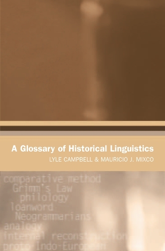 A Glossary of Historical Linguistics