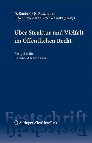 Ber Struktur Und Vielfalt Im Ffentlichen Recht