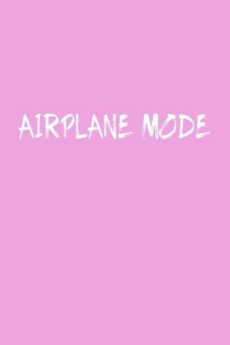 Airplane Mode Travel Meme Notebook