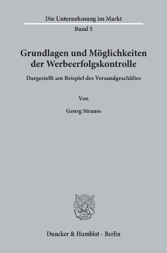 Grundlagen Und Moglichkeiten Der Werbeerfolgskontrolle
