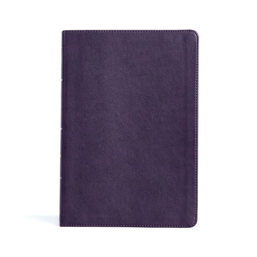 KJV Large Print Thinline Bible, Plum LeatherTouch