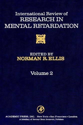 Int'l REV of Resrch in Mentl Retardtn V2