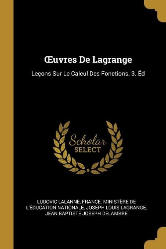 OEuvres De Lagrange