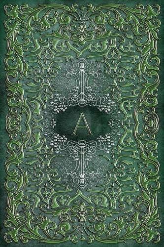 Monogram a Any Day Planner Notebook