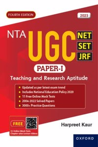 Nta UGC Net/Set/Jrf Paper I Teaching and Research Aptitude