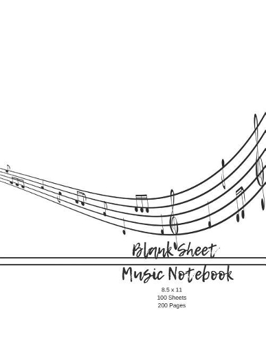 Blank Sheet Music Notebook