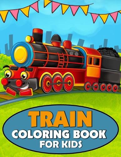 Train Coloring Book for Kids