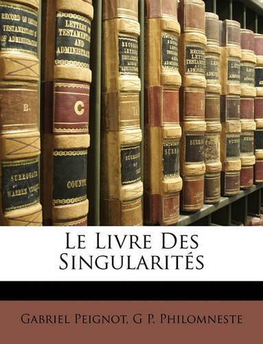 Le Livre Des Singularités