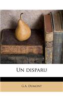 Un disparu