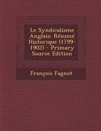 Le Syndicalisme Anglais