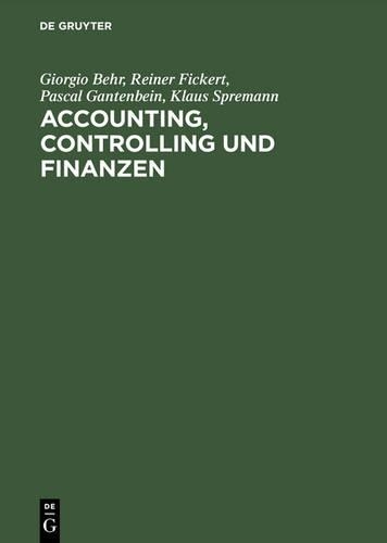 Accounting, Controlling Und Finanzen