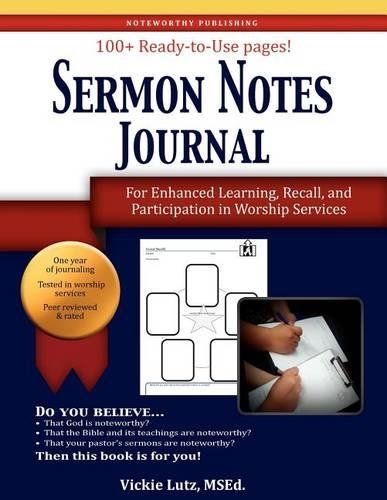 Sermon Notes Journal