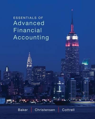 Loose Leaf Essentials of Advanced Financial Accounting with Connect Access Card