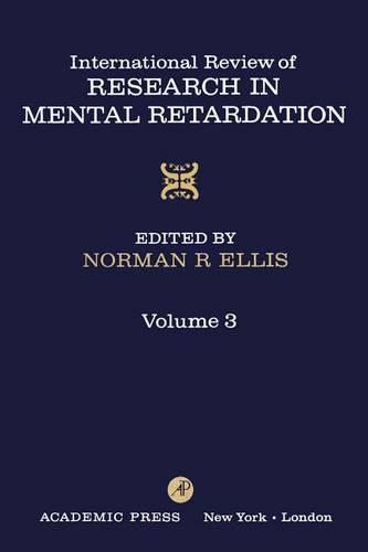 Int'l REV of Resrch in Mentl Retardtn V3