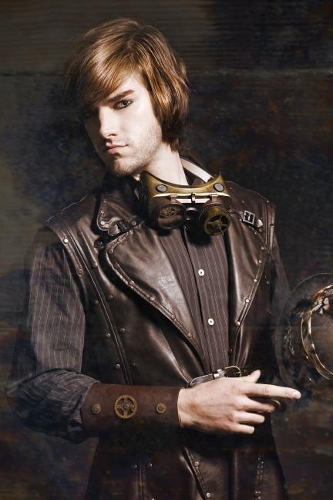 The Pilot - Steampunk Grid Notebook