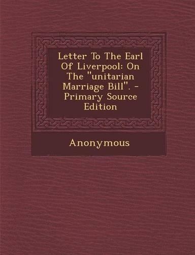 Letter to the Earl of Liverpool