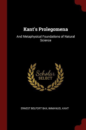 Kant's Prolegomena
