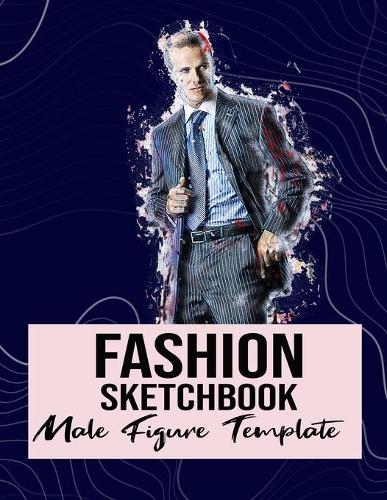 Fashion Sketchbook Male Figure Template