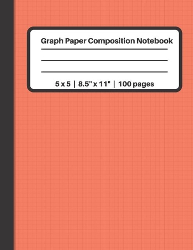 Graph Paper Composition Notebook 5 x 5 - 8.5