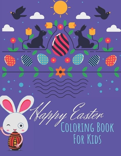 Happy Easter Coloring Book For Kids