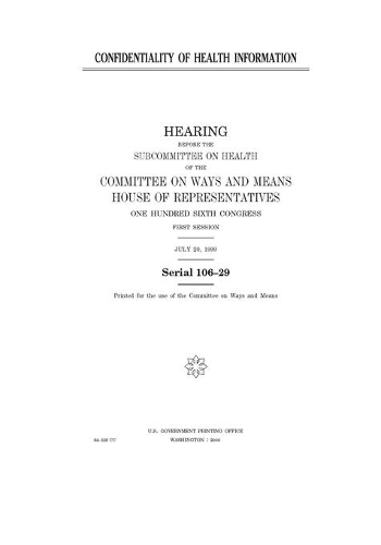 Confidentiality of health information
