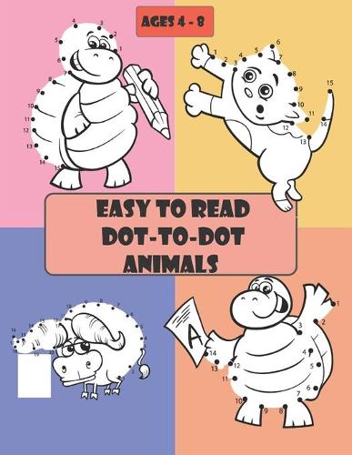 Easy to Read Dot-to-Dot Animals
