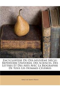 Encyclopédie Du Dix-neuvième Siècle