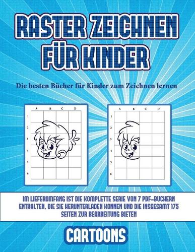Die besten Bücher für Kinder zum Zeichnen lernen (Raster zeichnen für Kinder - Cartoons)
