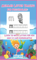 Mermaid Letter Tracing for Preschoolers