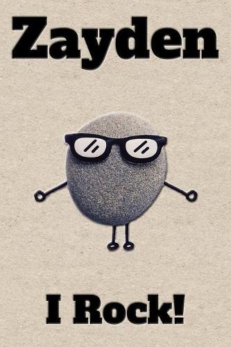Affirmation Journal Zayden I Rock!