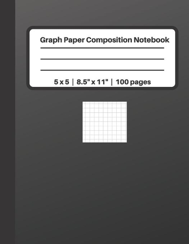 Graph Paper Composition Notebook 5 x 5 - 8.5
