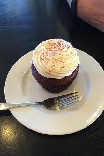 Vanilla Frosted Chocolate Cupcake Jouranl