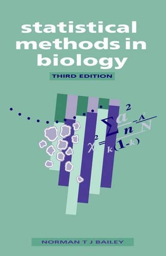 Statistical Methods in Biology