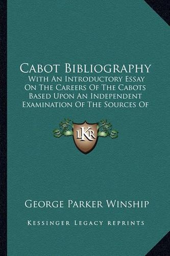 Cabot Bibliography
