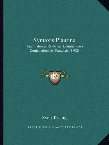 Syntaxis Plautina