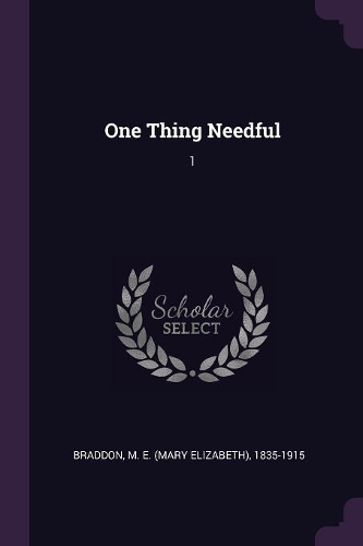 One Thing Needful