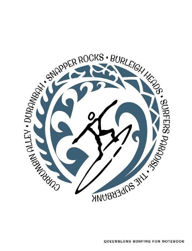 Queensland Surfing Fan Notebook