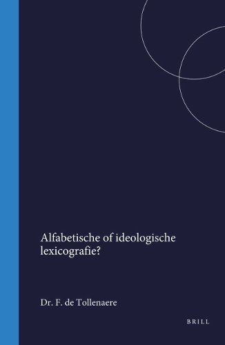 Alphabetische of ideologische lexicographie