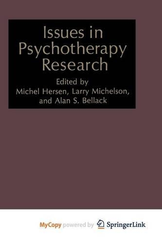 Issues in Psychotherapy Research