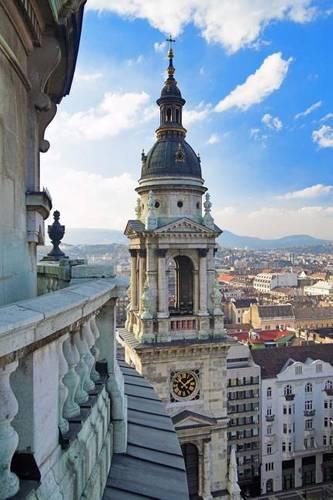Bell Tower in Budapest Hungary Journal