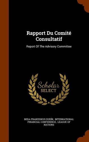 Rapport Du Comité Consultatif